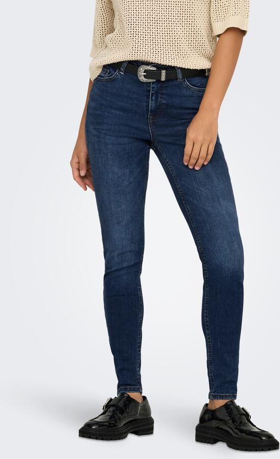JDY Skinny fit jeans FINA MW SKINNY ANK JNS DB NOOS DNM - Foto 4