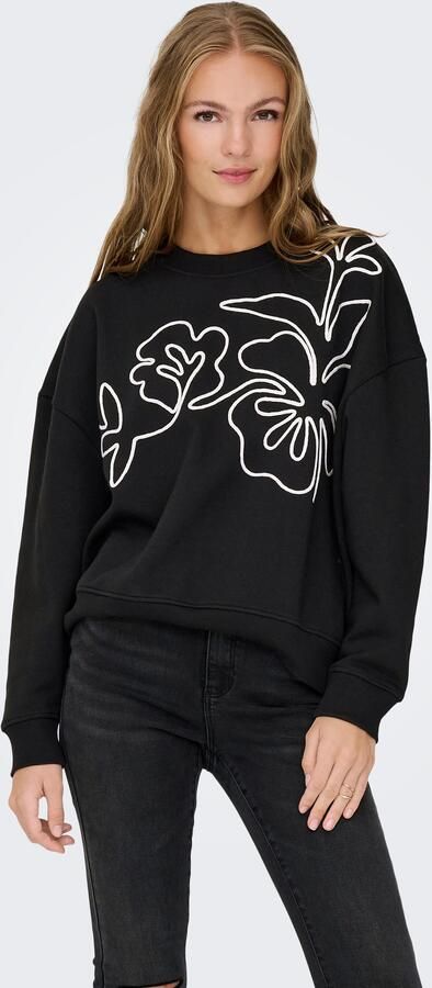 JDY Sweatshirt CANOA L S EMB SWEAT JRS NOOS - Foto 7