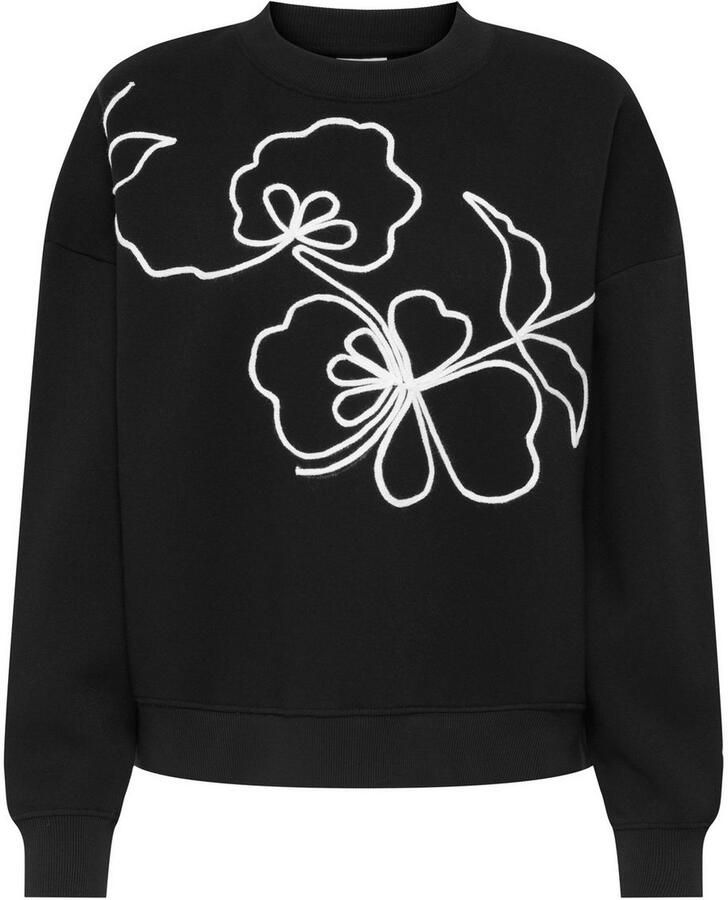 JDY Sweatshirt CANOA L S EMB SWEAT JRS NOOS - Foto 2