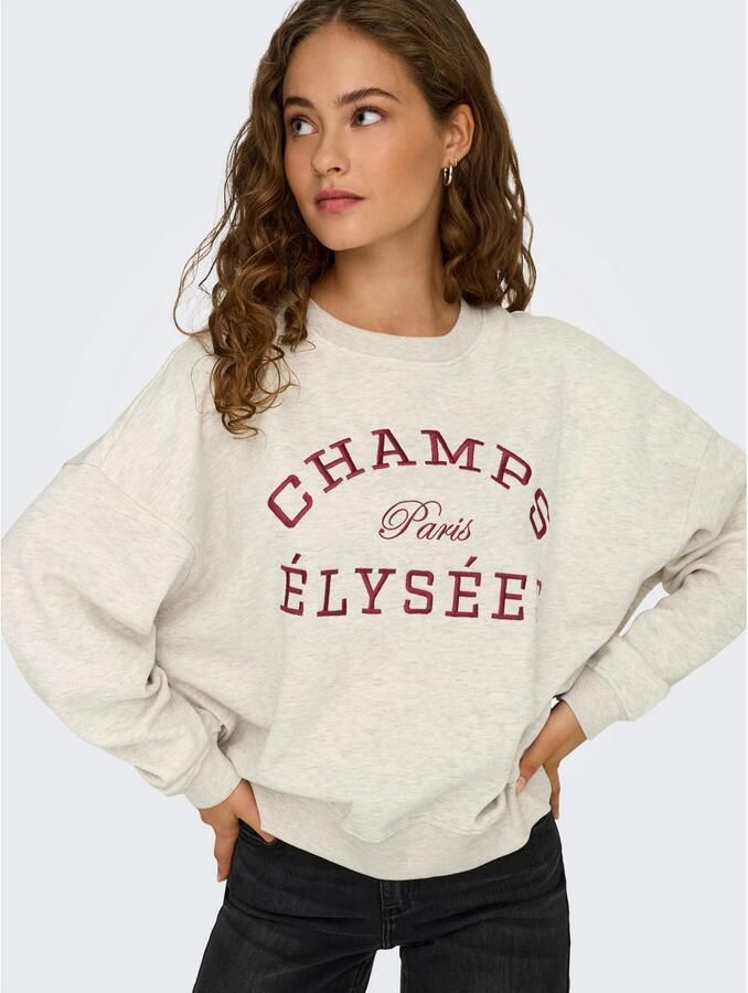 JDY Sweatshirt MESA L S O-NECK EMB SWEAT JRS NOOS - Foto 5