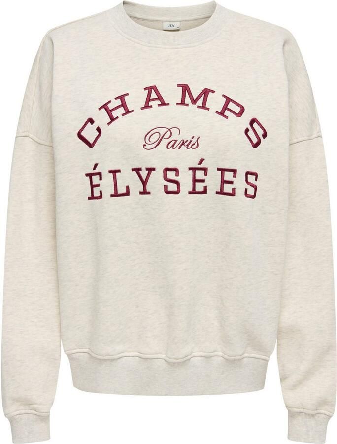JDY Sweatshirt MESA L S O-NECK EMB SWEAT JRS NOOS - Foto 3