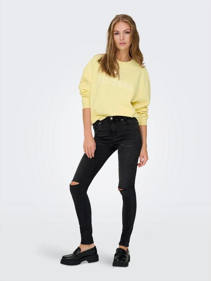 JDY Sweatshirt MESA L S O-NECK EMB SWEAT JRS NOOS - Foto 4