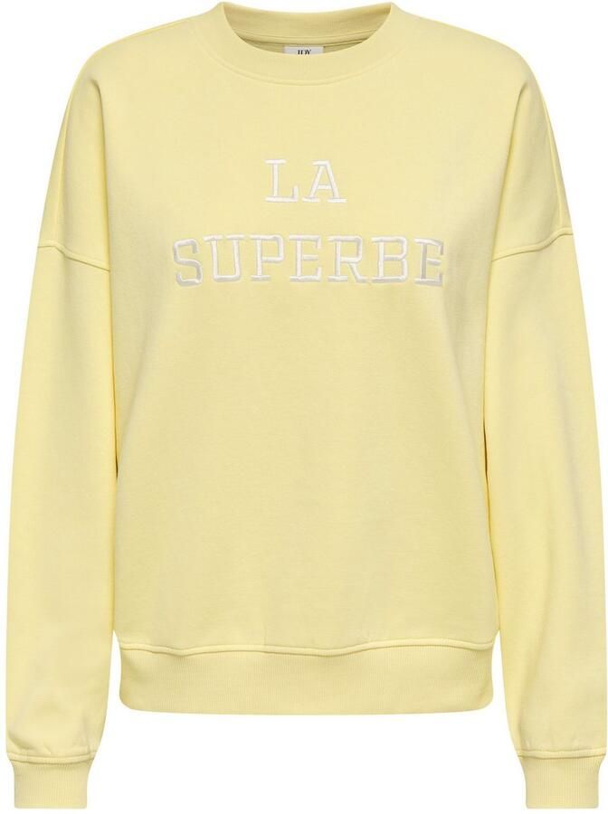 JDY Sweatshirt MESA L S O-NECK EMB SWEAT JRS NOOS - Foto 6