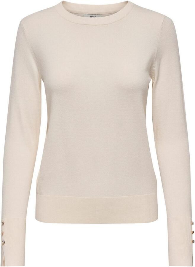 Jacqueline de Yong Crème Viscose Gebreide Kleding & T-Shirt Gray Dames - Foto 4
