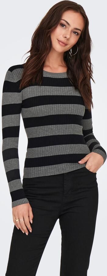 Jacqueline de Yong Grijze Viscose Top & T-Shirt Gray Dames - Foto 7