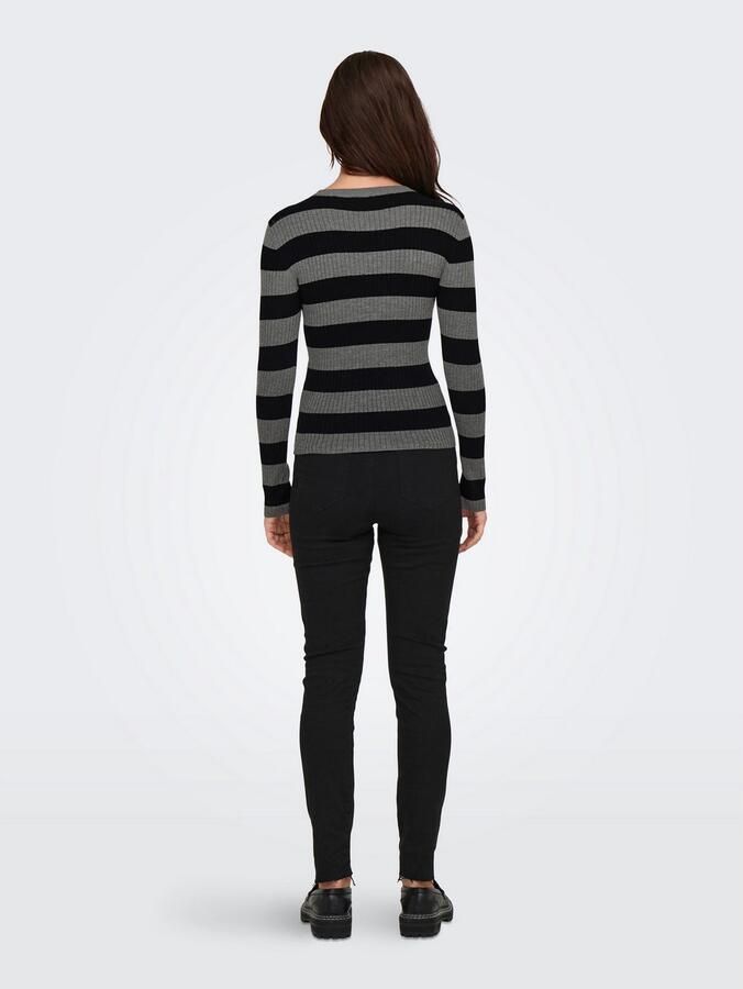 Jacqueline de Yong Grijze Viscose Top & T-Shirt Gray Dames - Foto 5