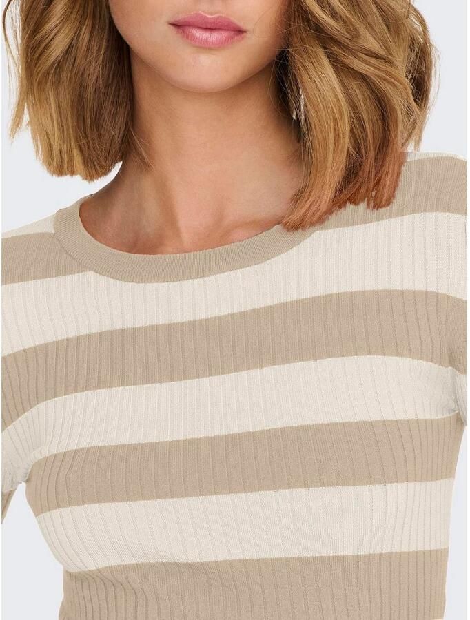 JDY Trui met ronde hals PLUM L S O-NECK PULLOVER KNT NOOS - Foto 3