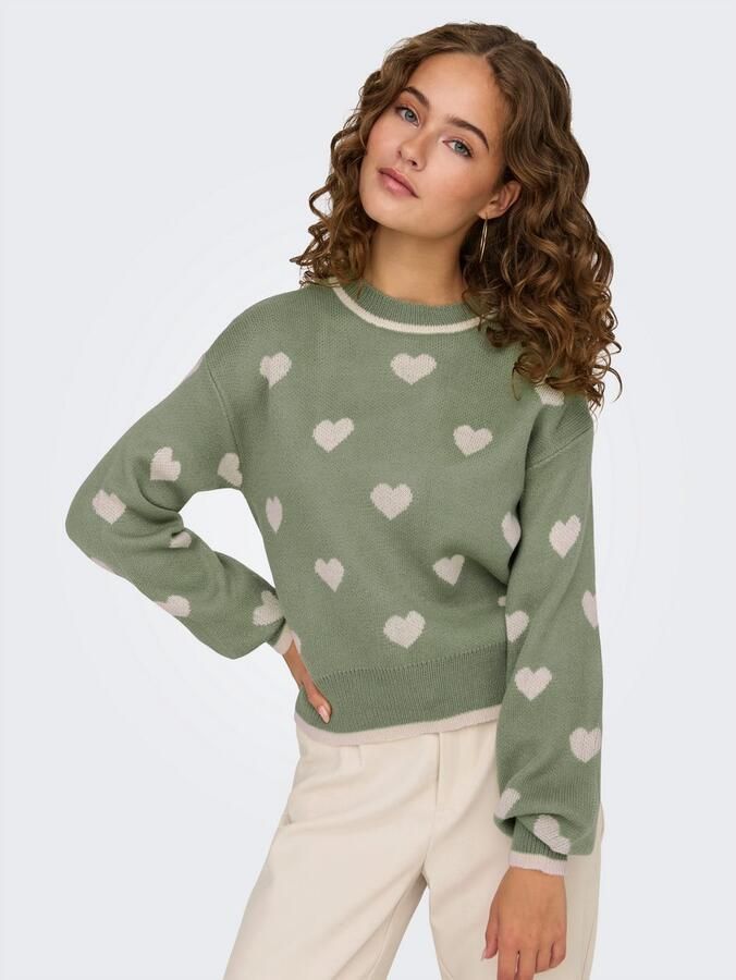 JDY Trui met ronde hals ROMANCE L S JACQ. PULLOVER KNT NOOS - Foto 2