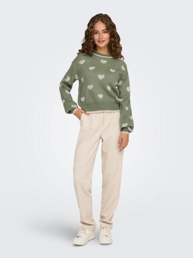 JDY Trui met ronde hals ROMANCE L S JACQ. PULLOVER KNT NOOS - Foto 3