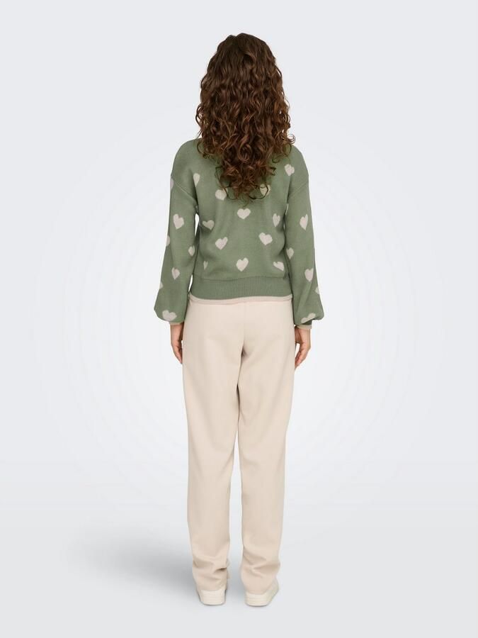 JDY Trui met ronde hals ROMANCE L S JACQ. PULLOVER KNT NOOS - Foto 4