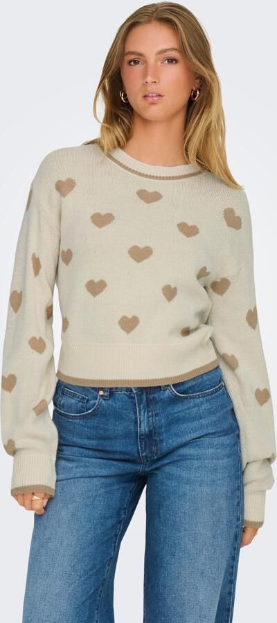JDY Trui met ronde hals RO CE L S JACQ. PULLOVER KNT NOOS - Foto 6