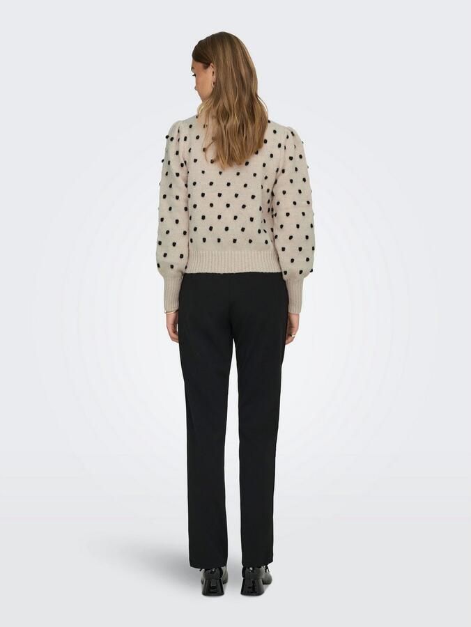 JDY Trui met ronde hals SIGRID LIFE L S ON PUFF PULL KNT NOOS - Foto 7