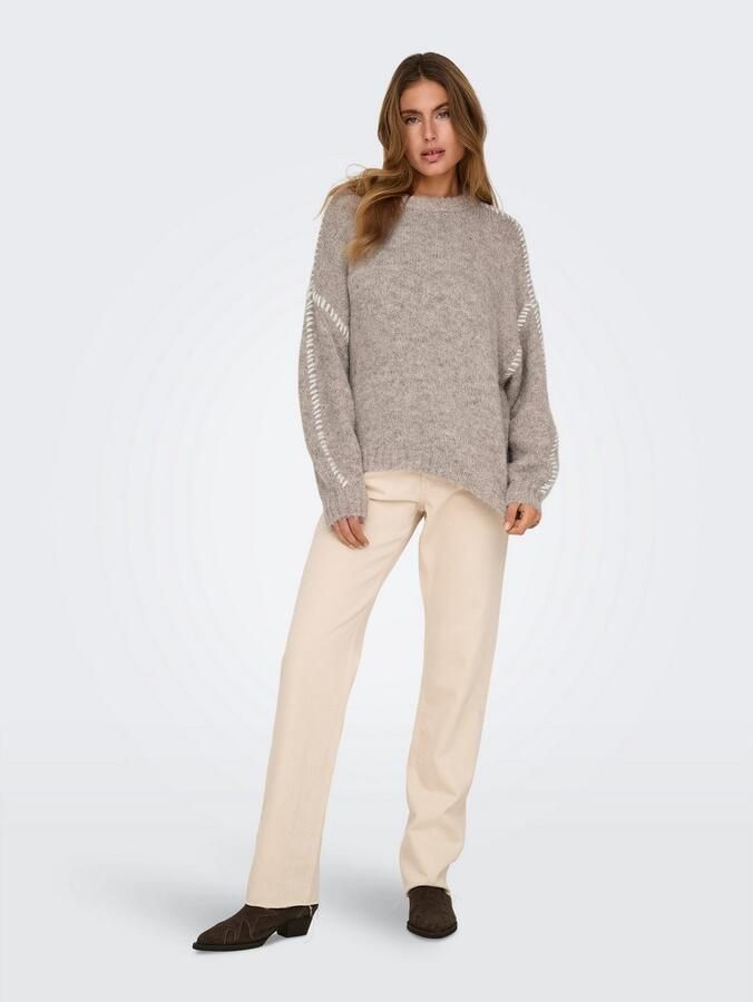 JDY Trui met ronde hals ZOEY LIFE L S ON STITCH PULL KNT NOOS - Foto 3