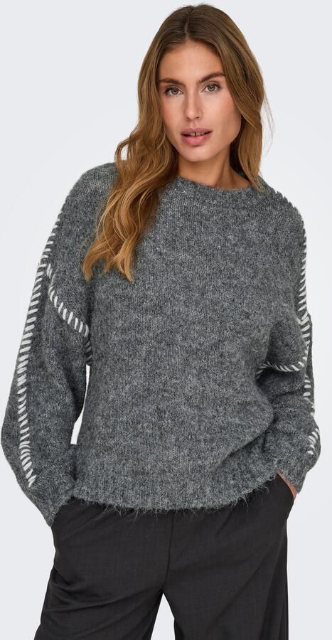 JDY Trui met ronde hals ZOEY LIFE L S ON STITCH PULL KNT NOOS - Foto 6