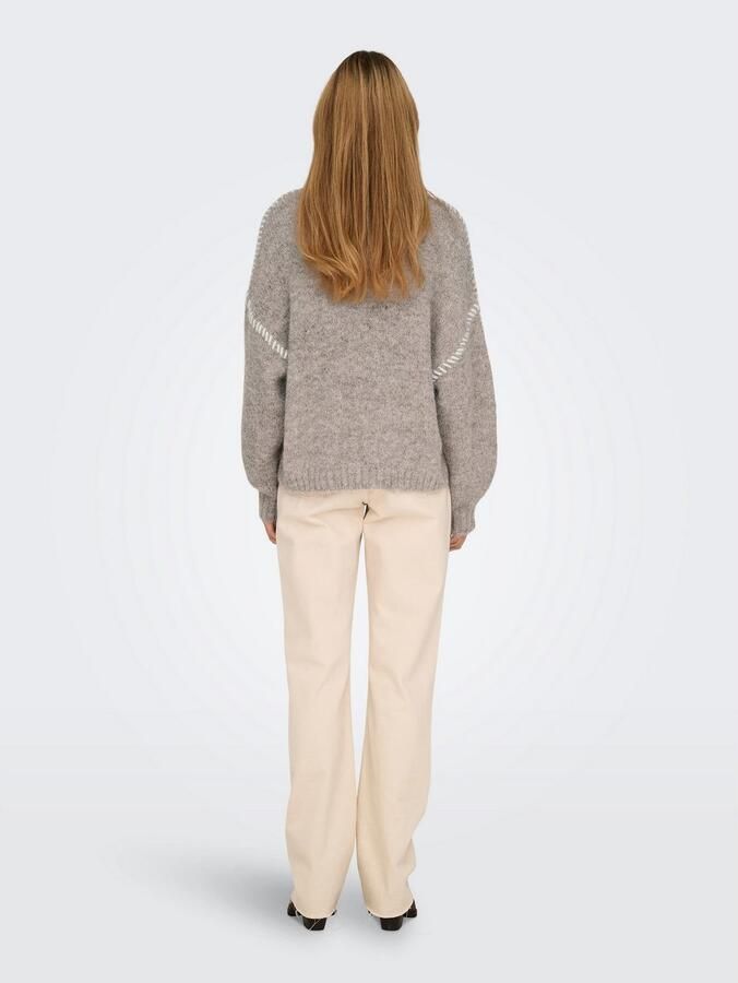 JDY Trui met ronde hals ZOEY LIFE L S ON STITCH PULL KNT NOOS - Foto 4