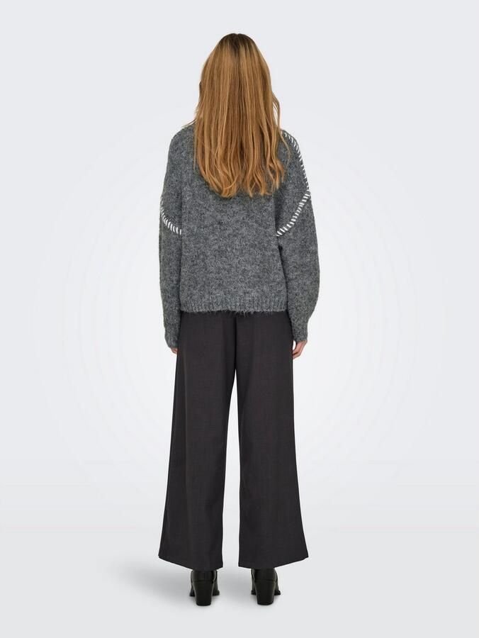 JDY Trui met ronde hals ZOEY LIFE L S ON STITCH PULL KNT NOOS - Foto 4