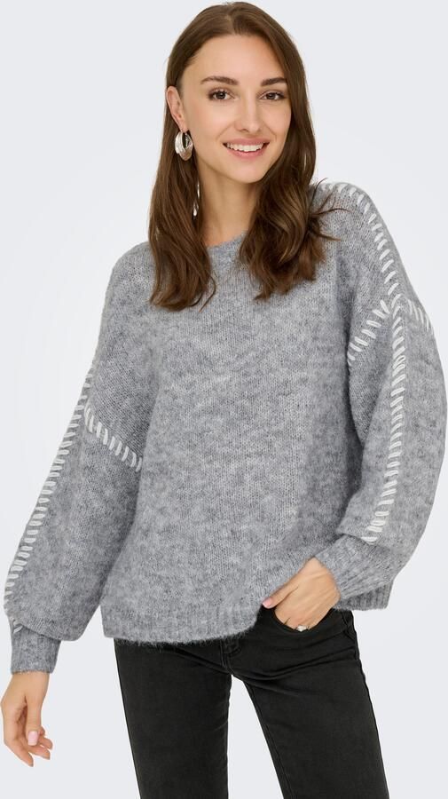 JDY Trui met ronde hals ZOEY LIFE L S ON STITCH PULL KNT NOOS - Foto 10