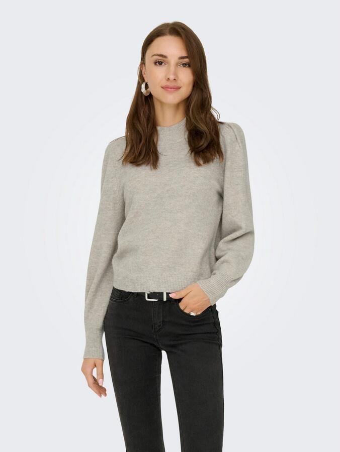 Jacqueline de Yong Grijze Marl Gebreide Kleding voor Vrouwen Gray Dames - Foto 3