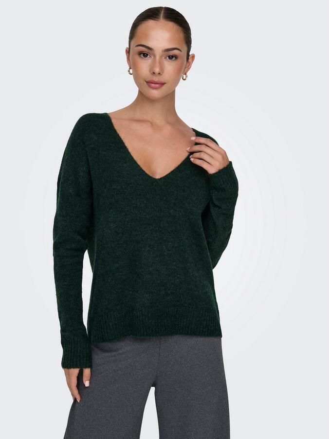 JDY Trui met V-hals ELANORA L S V-NECK PULLO. KNT NOOS - Foto 6