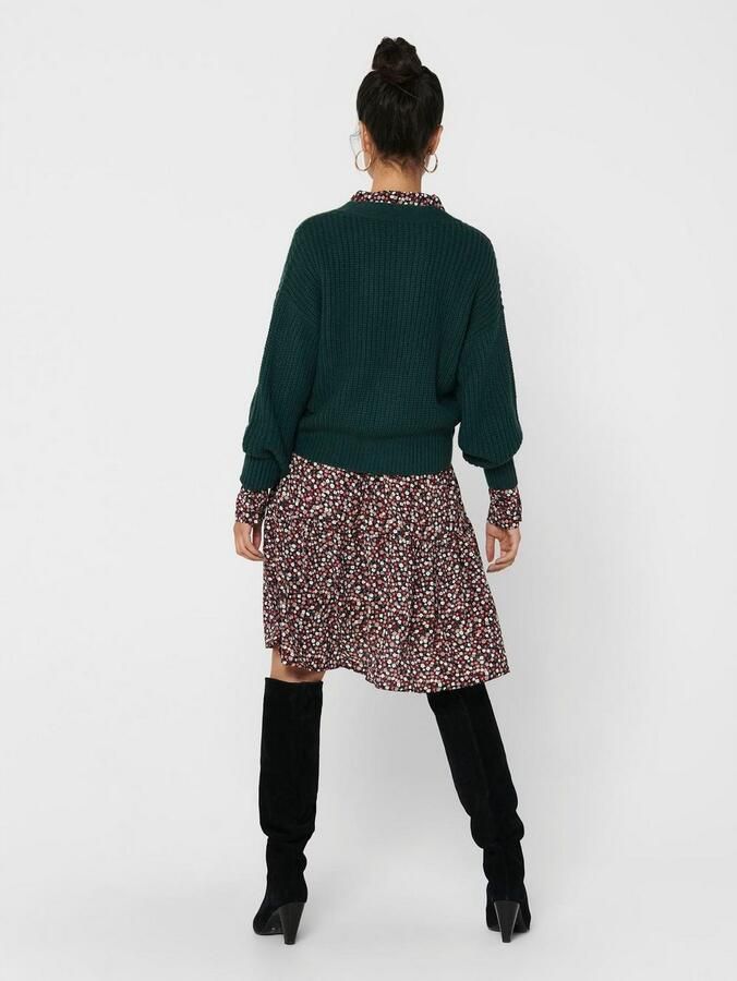 Jacqueline de Yong Stijlvolle Cardigan voor Vrouwen Green Dames