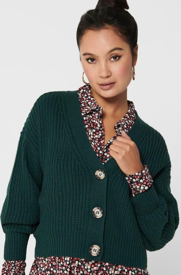 Jacqueline de Yong Stijlvolle Cardigan voor Vrouwen Green Dames - Foto 3