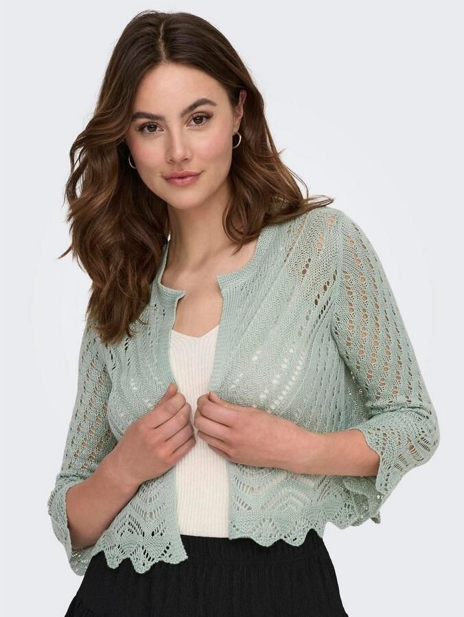 JDY Vest SUN 3 4 CROPPED CARDIGAN KNT NOOS - Foto 3