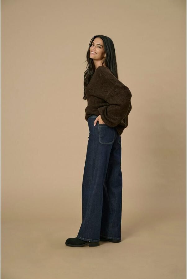 JDY Wijde jeans VANESSA MIDWAIST WIDE JEANS DBD DENIM - Foto 5