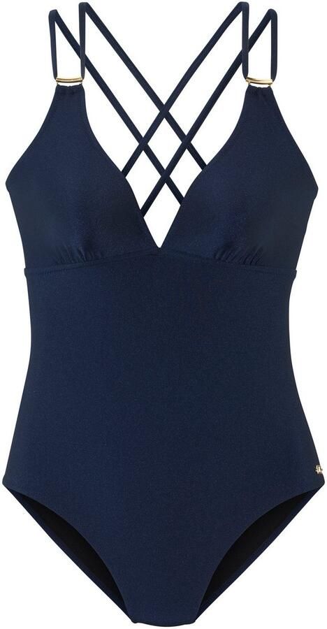 Jette Joop Badpak Giulia met goudkleurige glanzende coating en accessoires - Foto 5