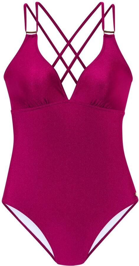 Jette Joop Badpak Giulia met goudkleurige glanzende coating en accessoires - Foto 4