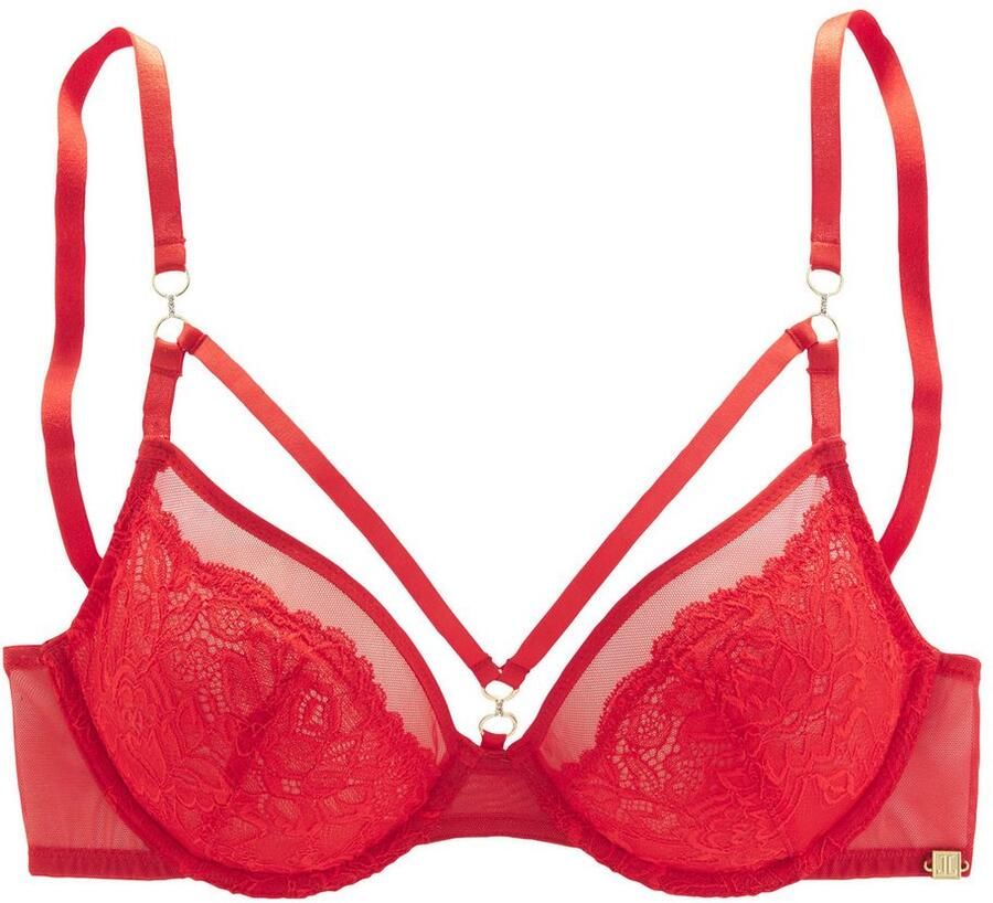 Jette Joop Beugel-bh met spannende ring- en banddetails sexy lingerie verleidelijke ondermode