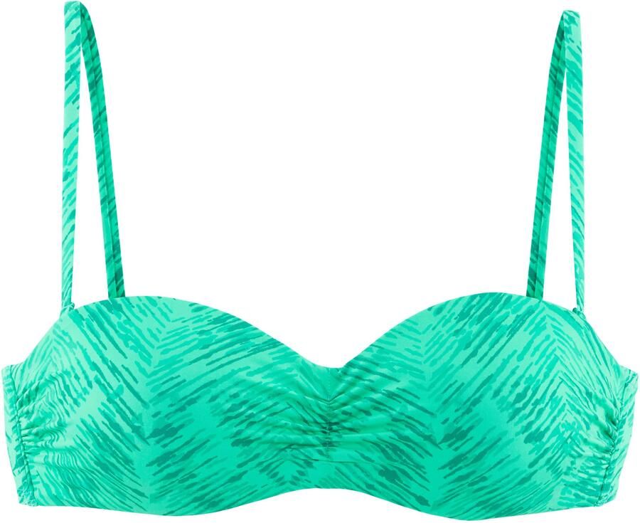 Jette Joop Beugelbandeau bikinitop Floretta in ton-sur-ton harmonie