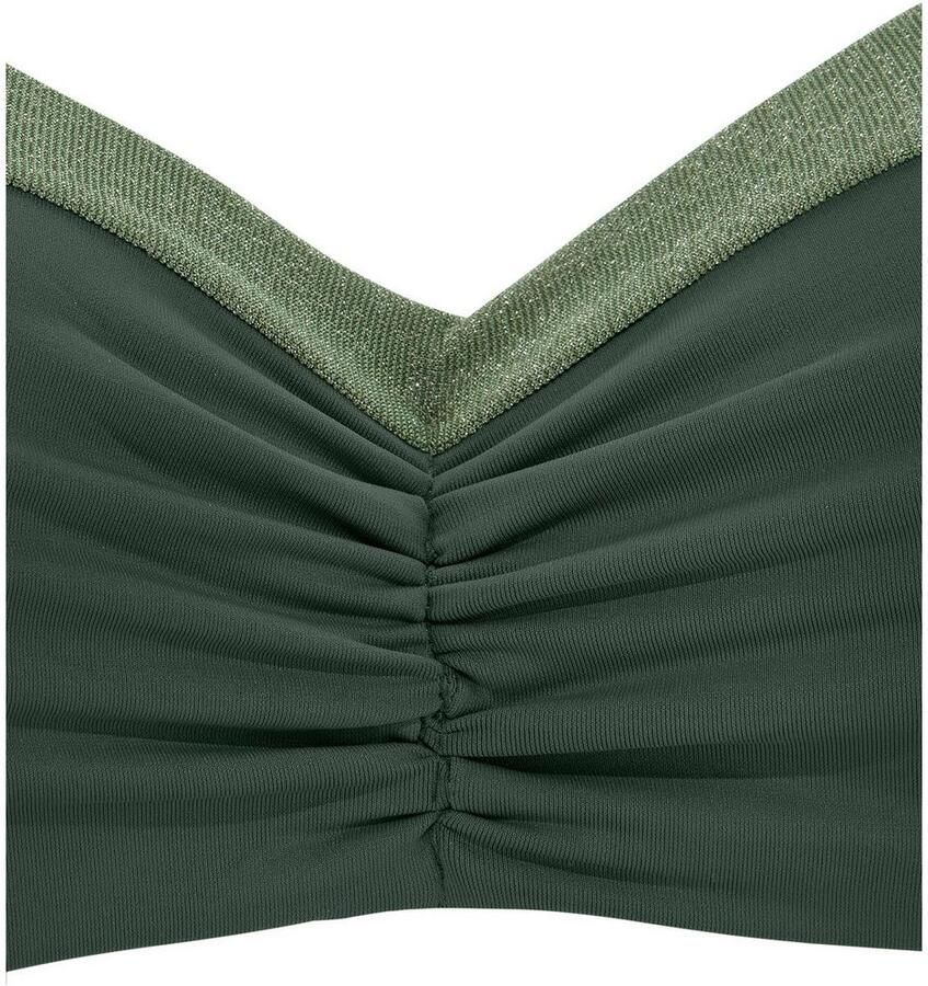 Jette Joop Beugelbikini in bandeaumodel met glinsterende inzetten