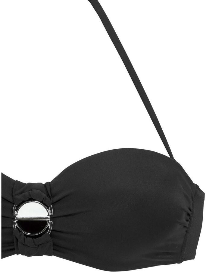 Jette Joop Beugelbikini in bandeaumodel met modieuze gesp