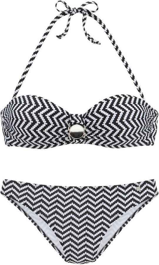 Jette Joop Beugelbikini in bandeaumodel met sieraccessoires - Foto 3