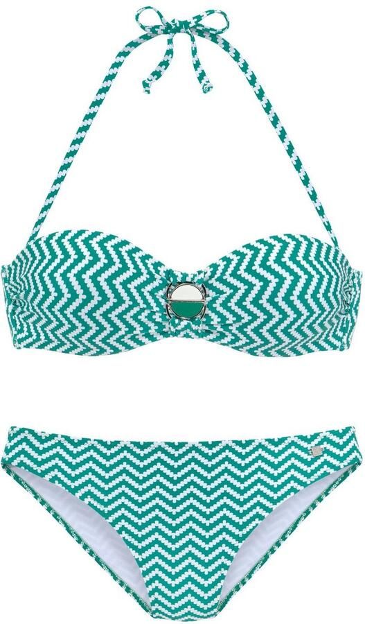 Jette Joop Beugelbikini in bandeaumodel met sieraccessoires - Foto 3