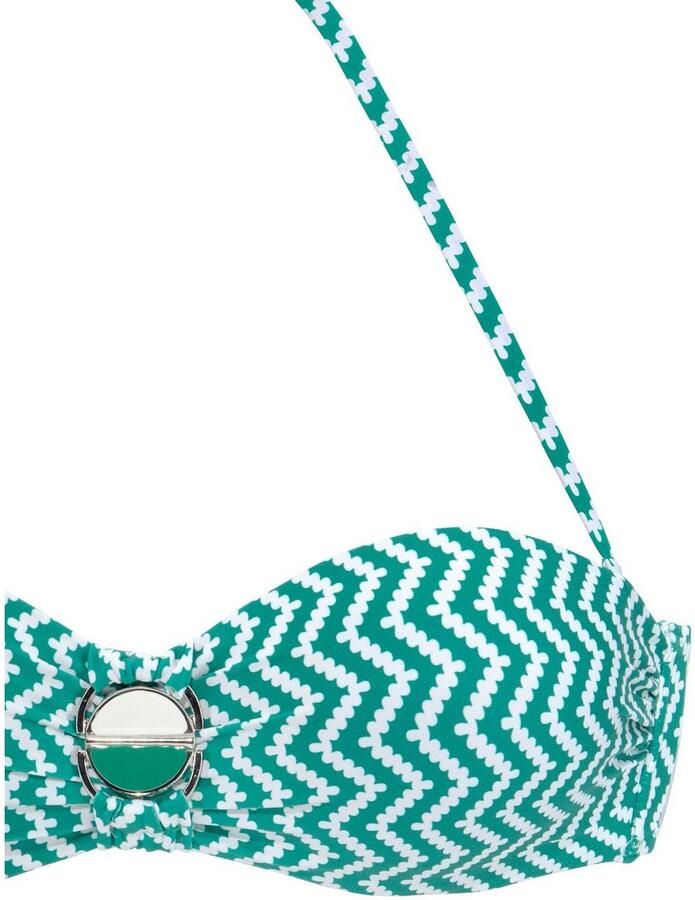 Jette Joop Beugelbikini in bandeaumodel met sieraccessoires