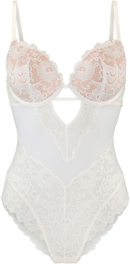 Jette Joop Body van bloe kant met push-up effect sexy lingerie verleidelijke kleding - Foto 3