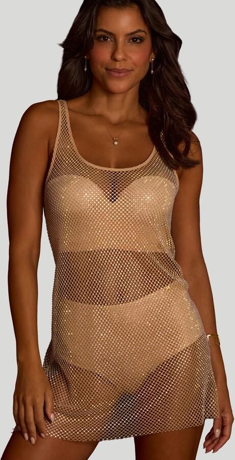 Jette Joop Negligé met kleurrijke glinsterende strass sexy lingerie verleidelijke kleding - Foto 5