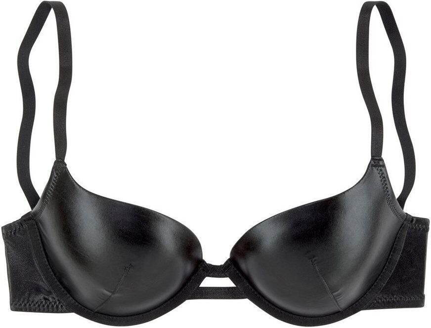 Jette Joop Push-up-bh in lederlook met geïntegreerde vulling (kunstleer) sexy lingerie - Foto 2