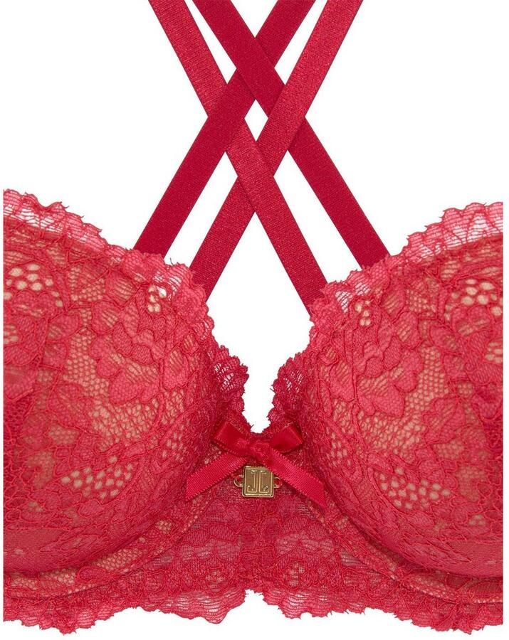 Jette Joop Push-up-bh met aantrekkelijke bandjes in bandjes-look sexy dessous - Foto 2