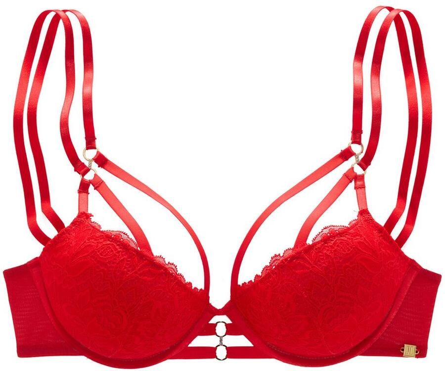 Jette Joop Push-up-bh met beugel en spannende ring- en banddetails sexy lingerie - Foto 3