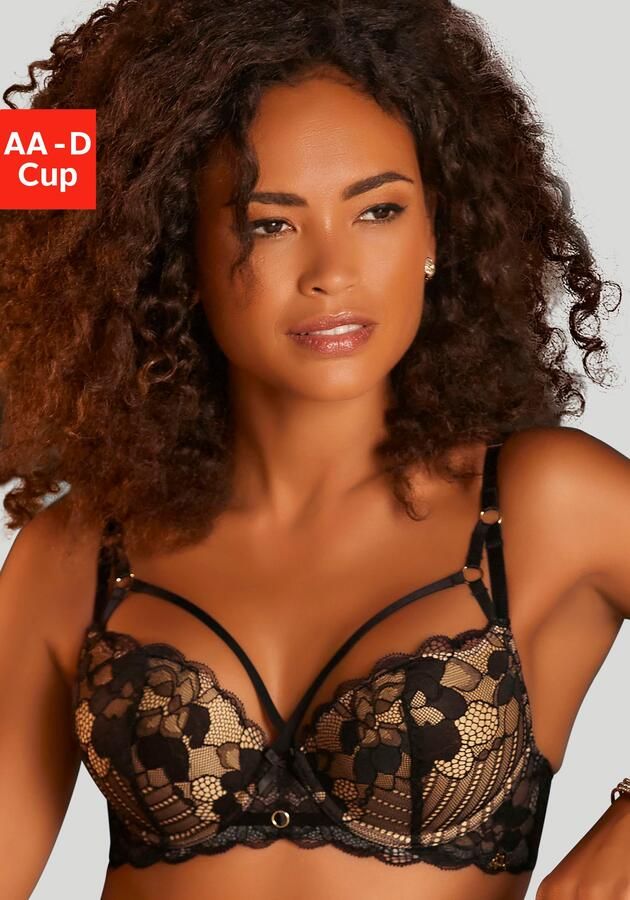 Jette Joop Push-up-bh met kant in tattoo-look - Foto 4