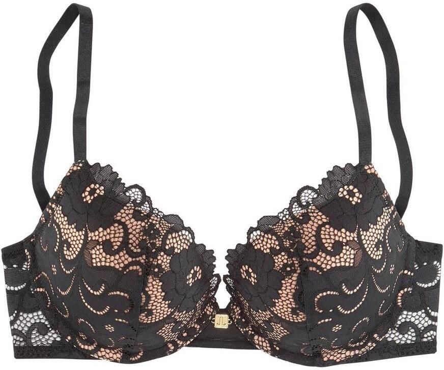 Jette Joop Push-up-bh van gebloemde kant dessous