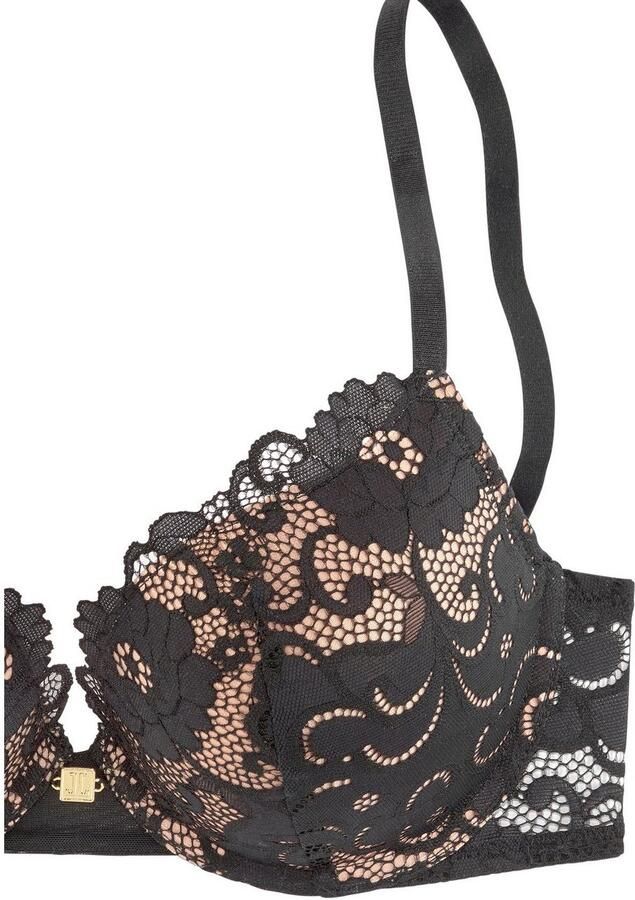 Jette Joop Push-up-bh van gebloemde kant dessous - Foto 3