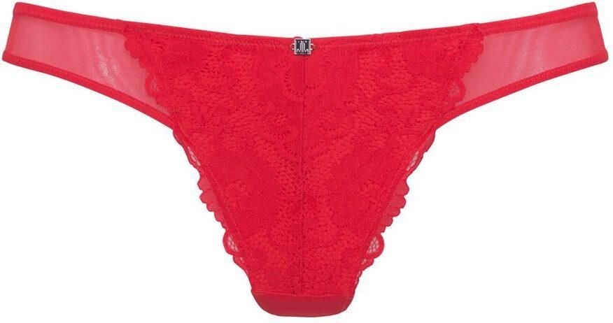 Jette Joop String met mix van fijn kant en soft-mesh - Foto 2