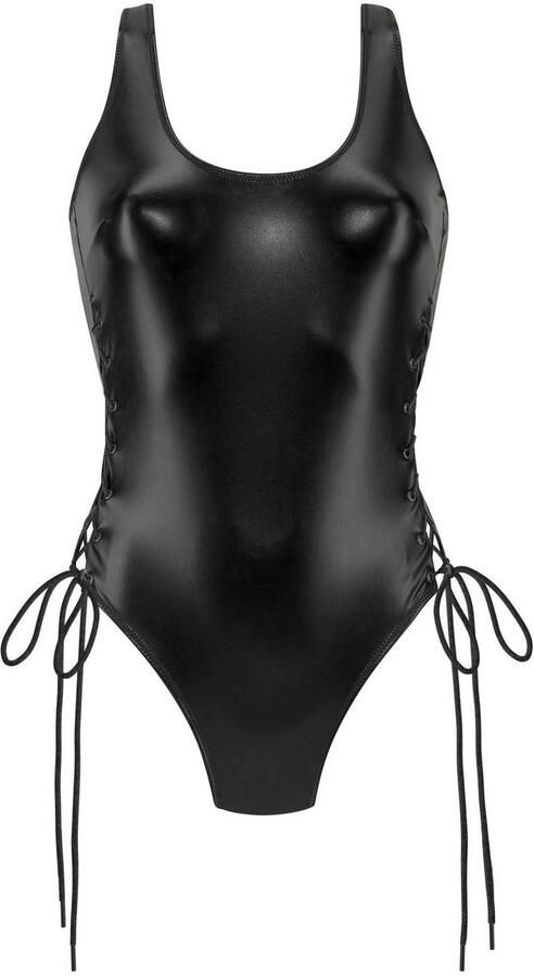 Jette Joop Stringbody met opwindende bandjes in lederlook sexy lingerie sexy ondergoed - Foto 5