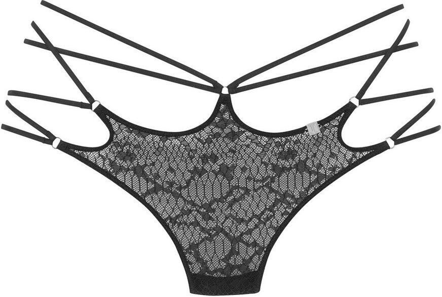 Jette Joop Tanga in opwindende bandjes-look - Foto 3