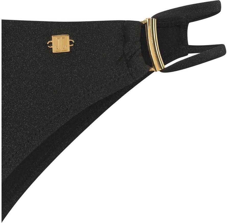 Jette Joop Triangelbikini Giulia met goudkleurige glanzende coating en accessoires