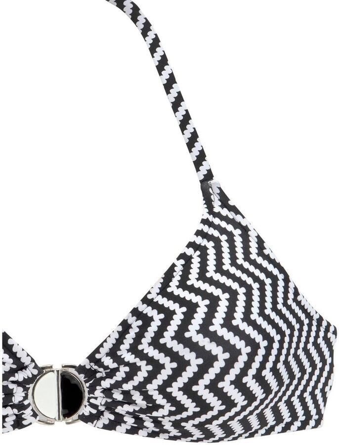 Jette Joop Triangelbikini met modieuze print en accessoires