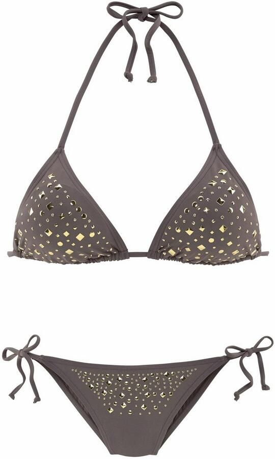 Jette Joop Triangelbikini met sierstuds - Foto 3